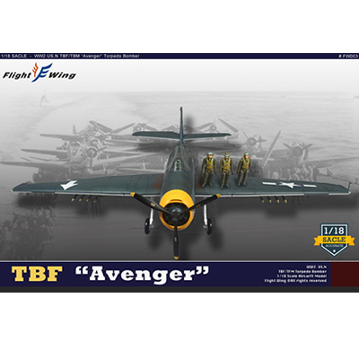 Flight Wing 1/18 TPF 鱼雷轰炸机 飞机模型