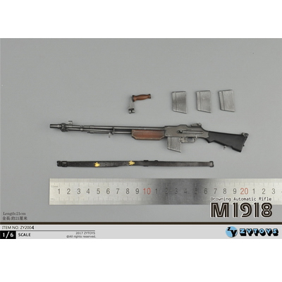 ZYTOYS - 1/6 二战美军 M1918 BAR 轻机枪 (ZY2004)