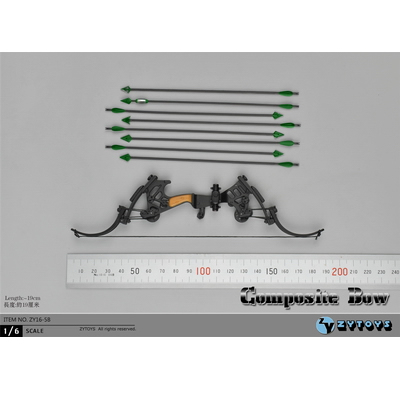 ZYTOYS - 1/6 复合弓 绿色箭头版/Composite Bow (ZY16-5B)