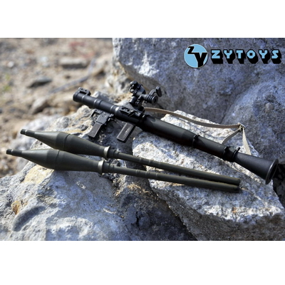 ZYTOYS - 1/6模型 RPG-7反坦克火箭筒 黑色 ZY8305A