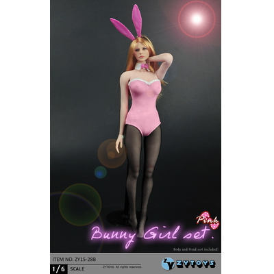 ZYTOYS - 1/6 粉红兔女郎 服饰套装/Pink Bunny girl set ZY15-28B