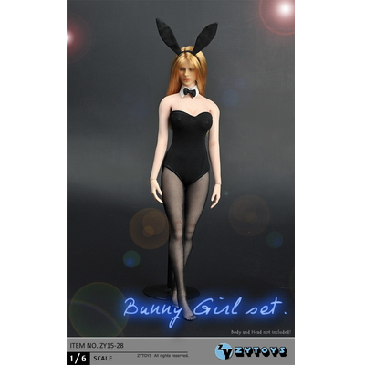 ZYTOYS - 1/6兔女郎服饰套装/Bunny girl set ZY15-28A 黑色