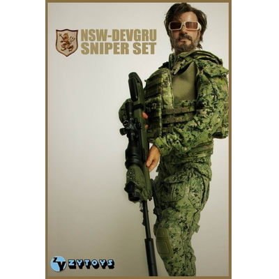 ZYTOYS 1/6 海豹套装devgru sniper set (AOR2) ZY8035B