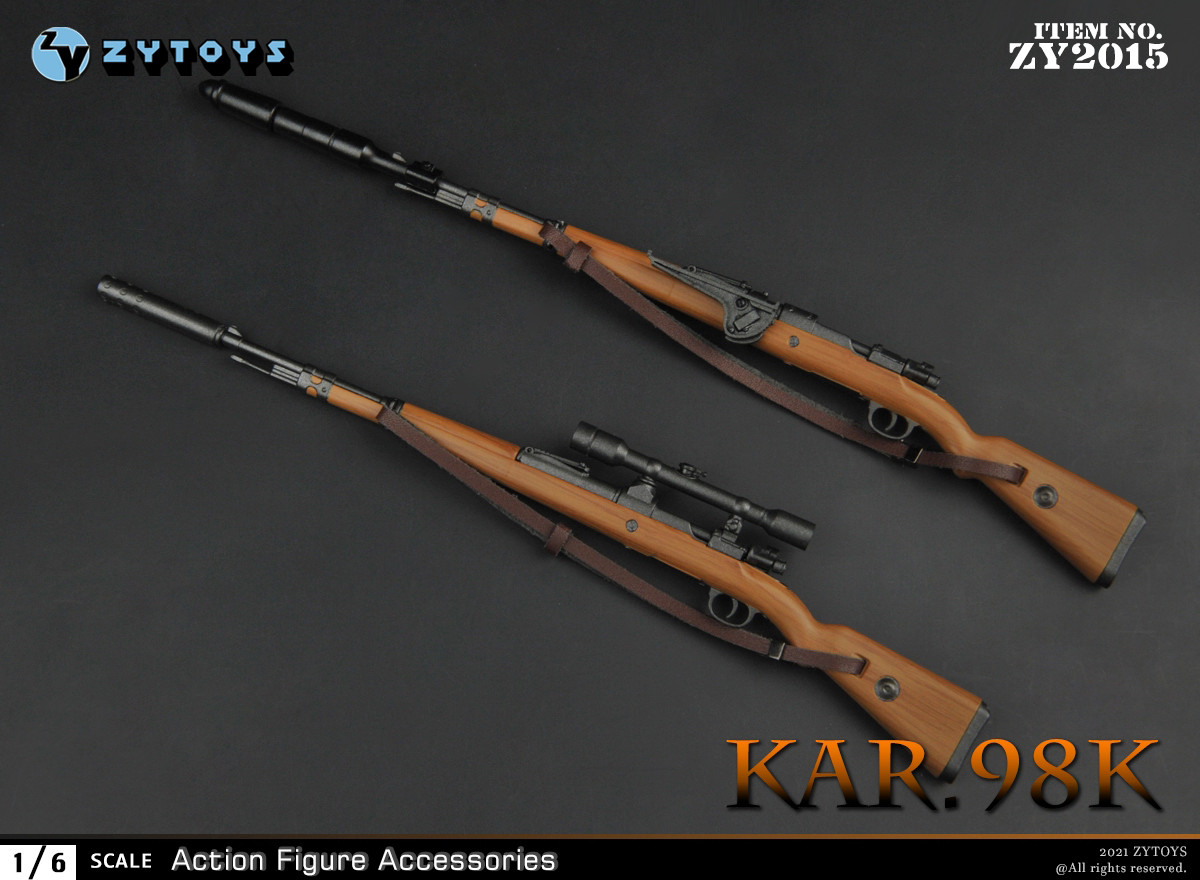 ZYTOYS 1:6 二战 98K 塑料模型 ZY2015(图2)