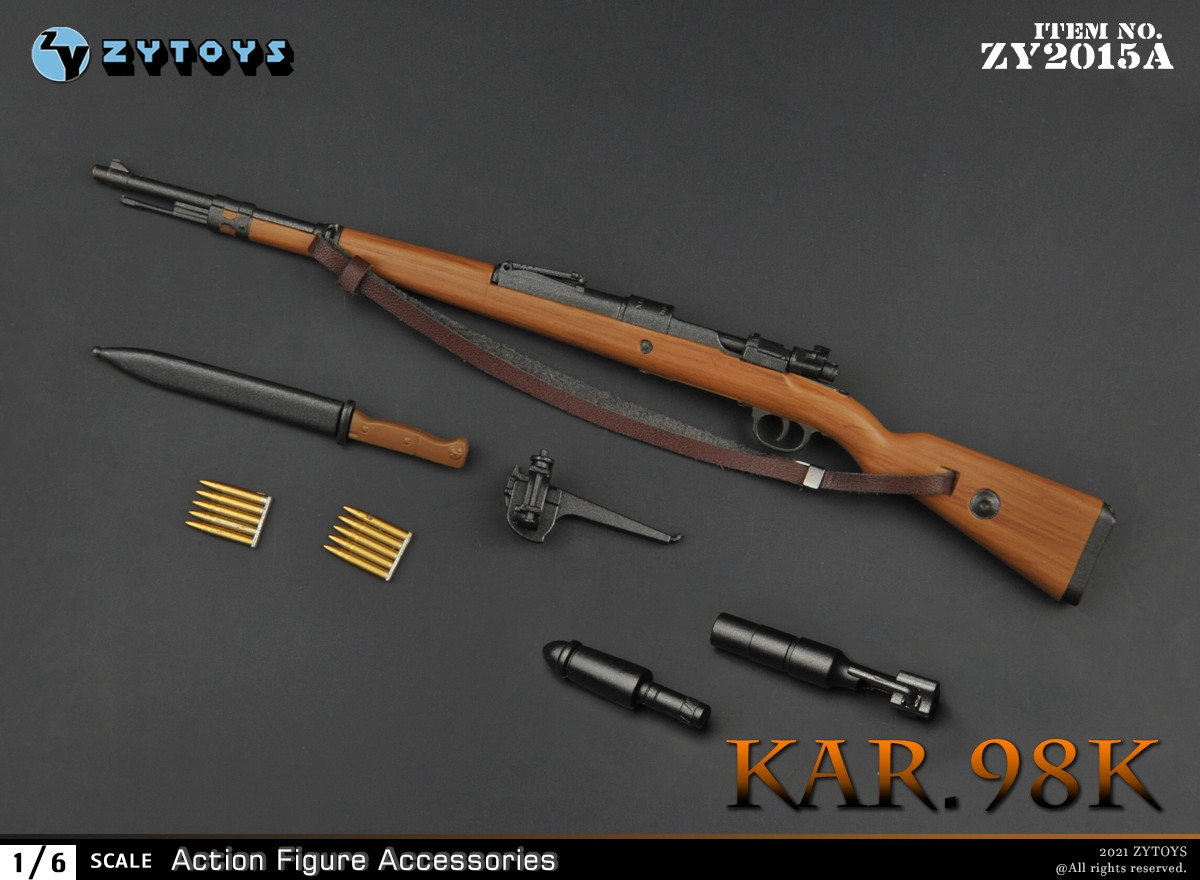 ZYTOYS 1:6 二战 98K 塑料模型 ZY2015(图5)
