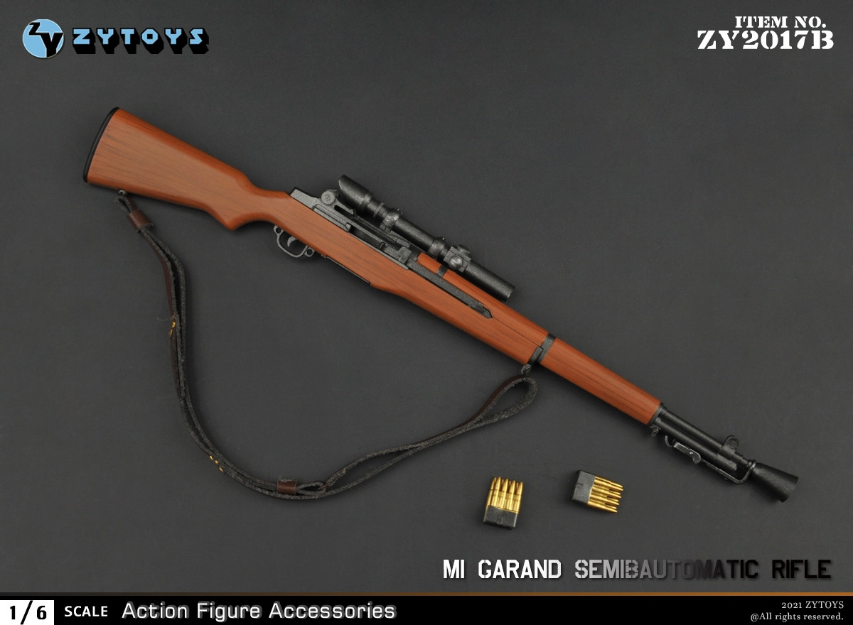 ZYTOYS 1:6 二战 M1加兰德 塑料模型 ZY2017(图10)