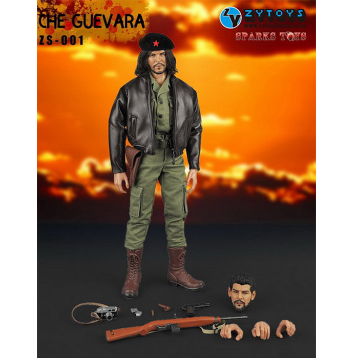 ZS-001 1/6比例 切古华拉 Che Guevara 双头雕可动人偶 