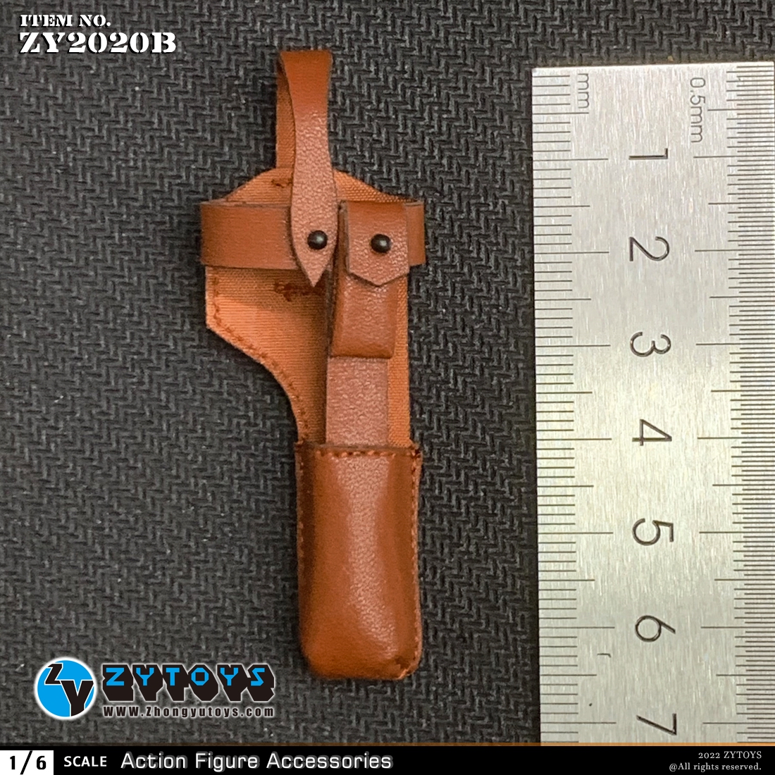 ZYTOYS ZY2020B 1/6比例兵人配件 C96毛瑟军用手枪套  