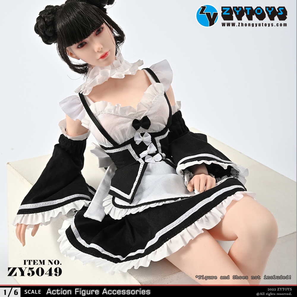 ZYTOYS 1/6 比例 女装 女仆装 ZY5049