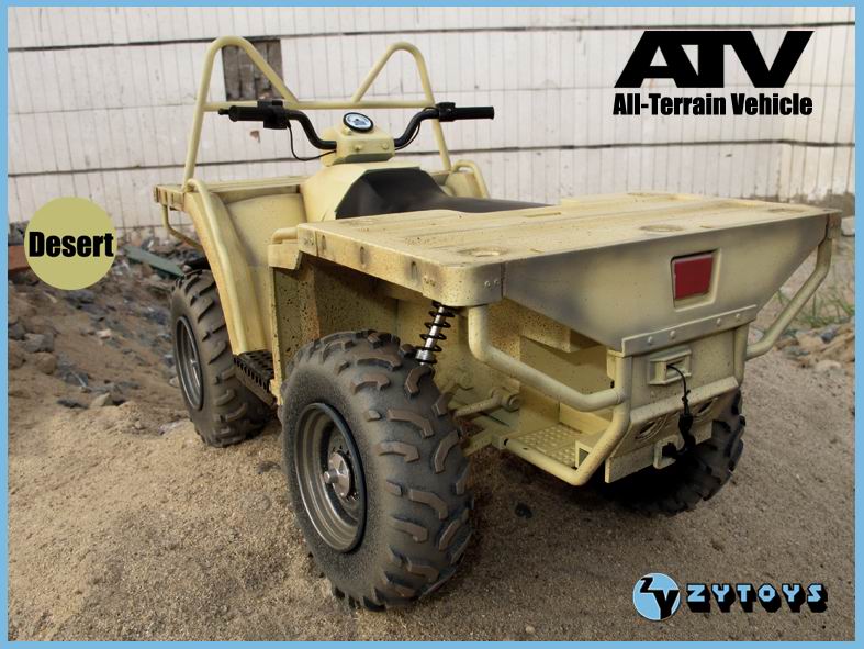 ZYTOYS - 1/6 ATV全地形越野摩托(2个颜色) ZY8033(图3)