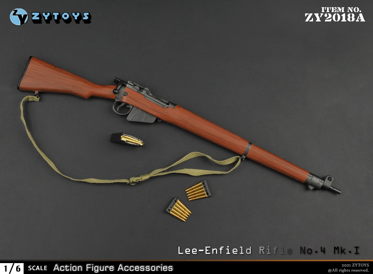 ZYTOYS 1/6 二战 塑料模型 ZY2018 英军 李恩菲尔德 NO4MKI(图4)