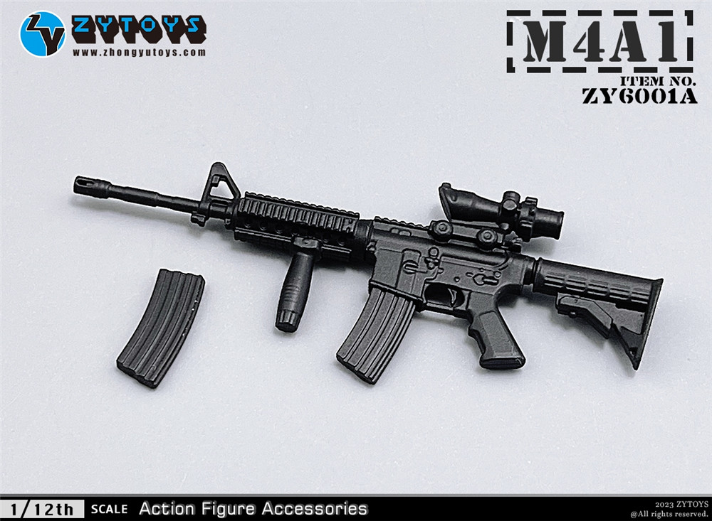 ZYTOYS 1/12 武器系列（第一弹）上色完成品 ZY6001A(图4)