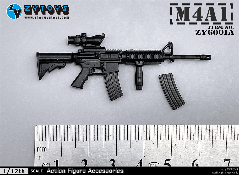 ZYTOYS 1/12 武器系列（第一弹）上色完成品 ZY6001A(图3)