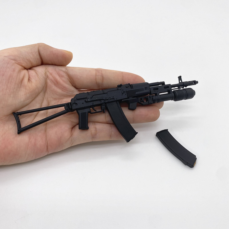 1/6 兵人模型武器 AK74 UMP FAMAS 加利尔 模型(图2)