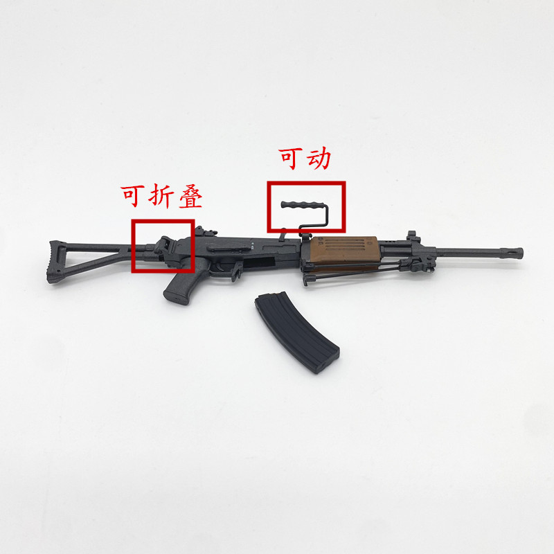 1/6 兵人模型武器 AK74 UMP FAMAS 加利尔 模型(图15)