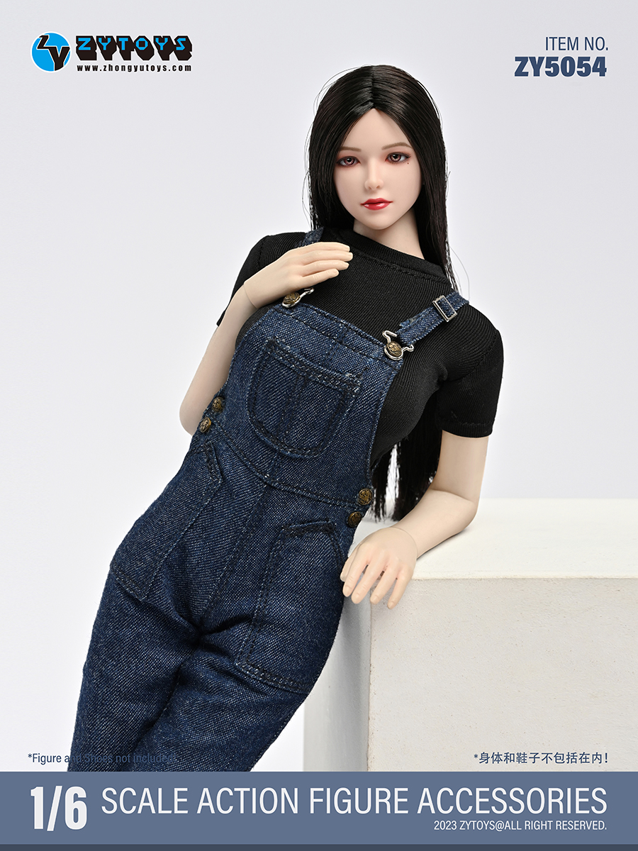 ZYTOYS 1/6女装 ZY5054 T恤牛仔裤套装(图6)