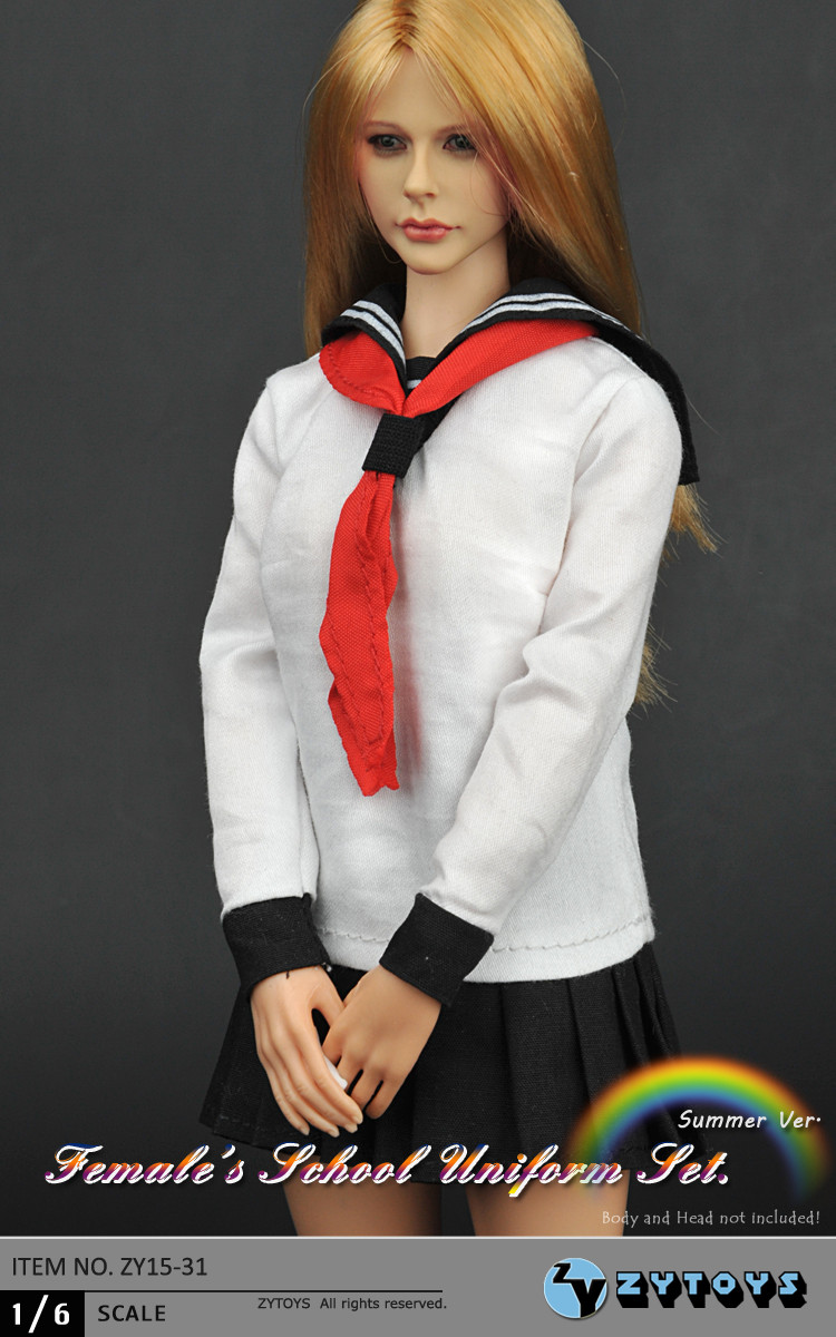 ZYTOYS 1/6 学生装 夏装 ZY15-31 (图5)