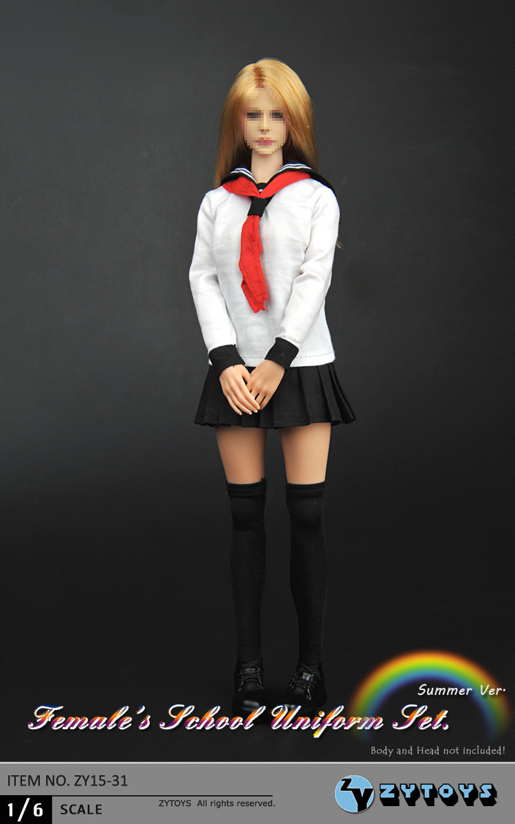 ZYTOYS 1/6 学生装 夏装 ZY15-31 (图2)