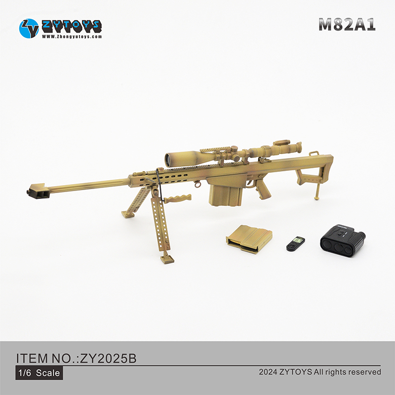 ZYTOYS 1/6 M82A1 巴雷特 狙击枪模型系列(图10)