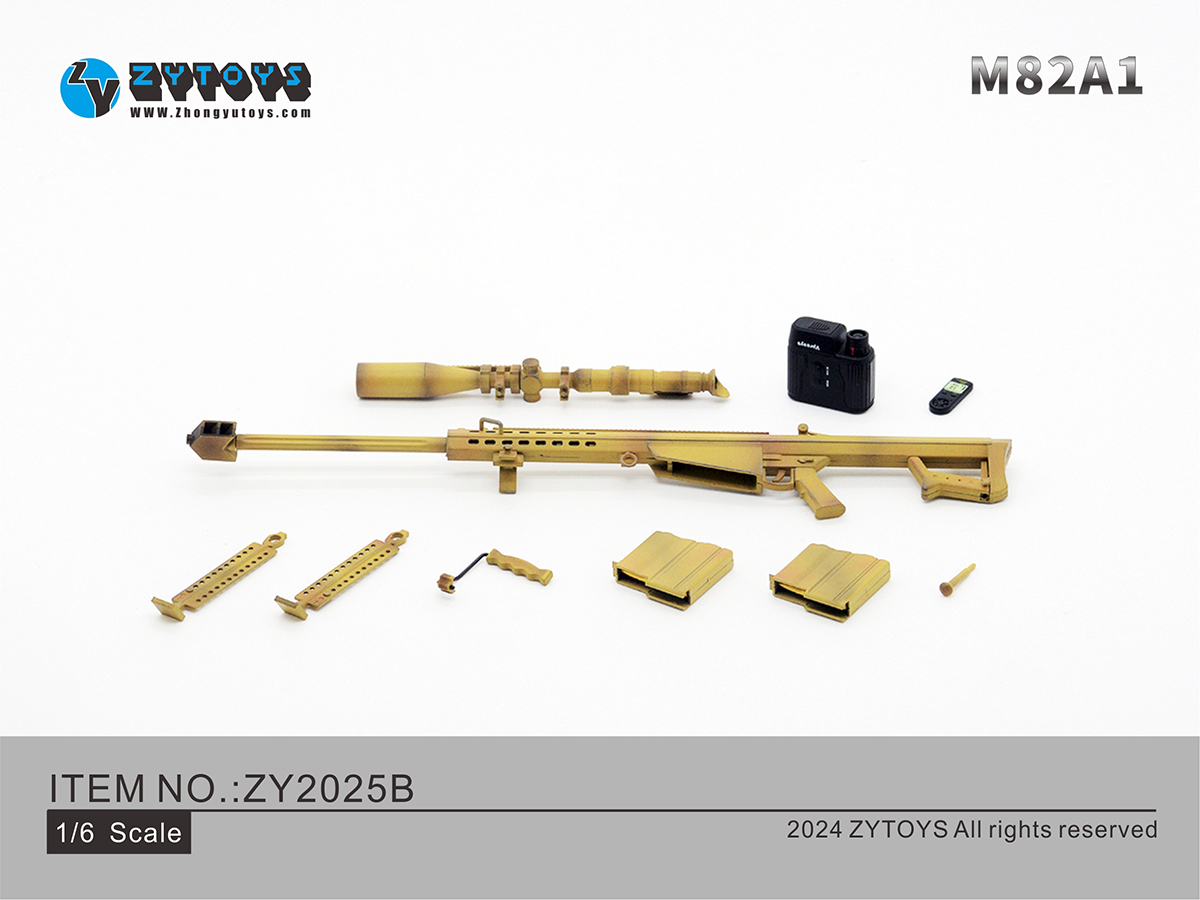 ZYTOYS 1/6 M82A1 巴雷特 狙击枪模型系列(图12)