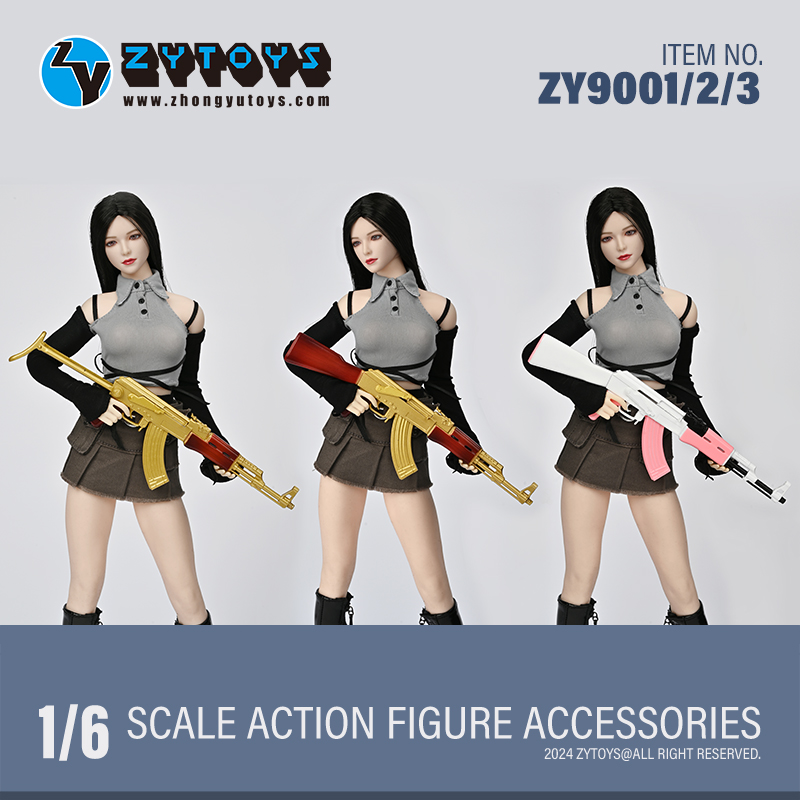 ZYTOYS 1/6 限定版 ZY9001-3 AK47彩色系列 模型(图11)