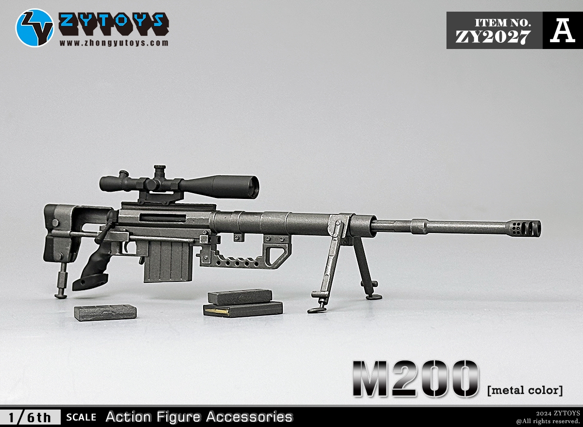ZYTOYS 1/6 ZY2027 M200狙击枪 模型系列(图2)