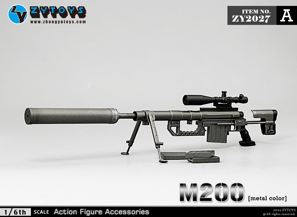 ZYTOYS 1/6 ZY2027 M200狙击枪 模型系列(图5)