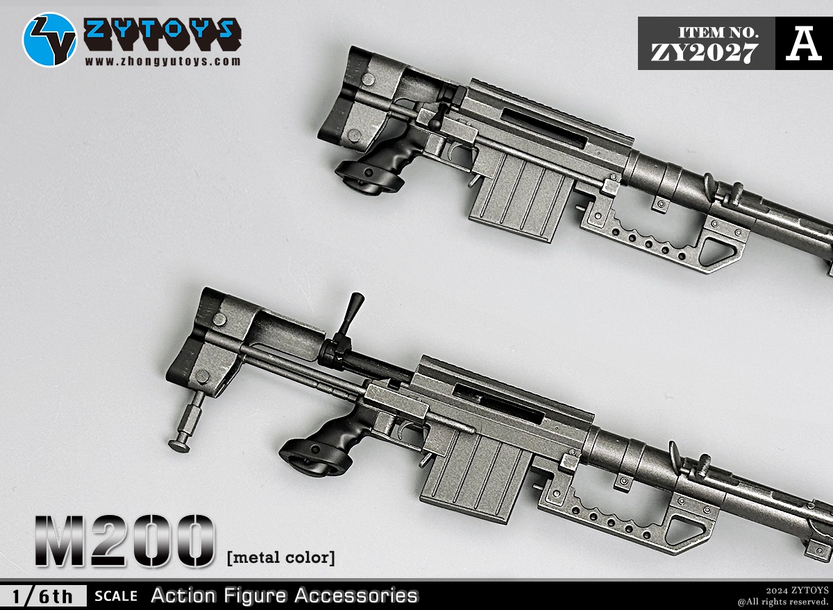 ZYTOYS 1/6 ZY2027 M200狙击枪 模型系列(图3)