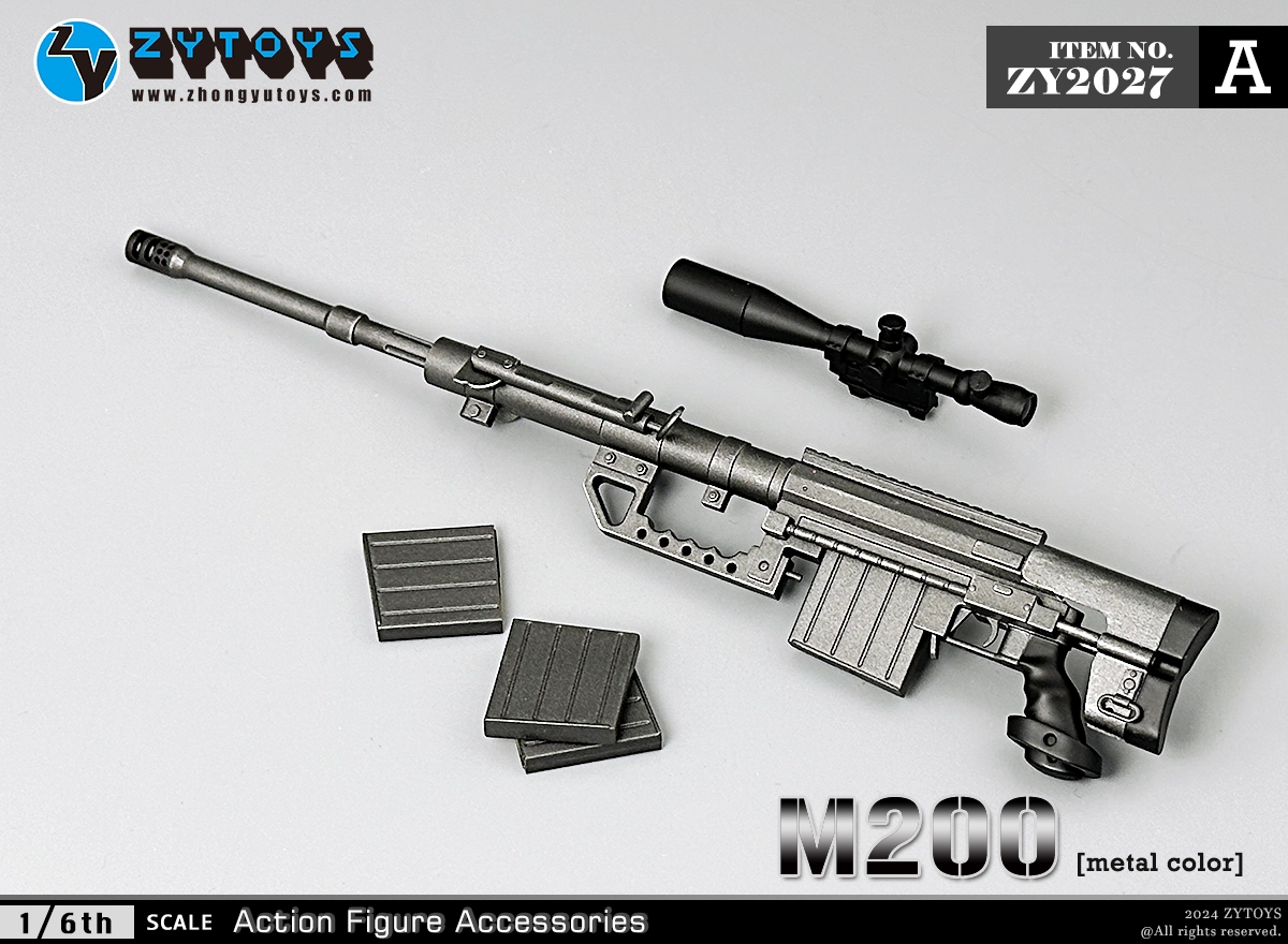 ZYTOYS 1/6 ZY2027 M200狙击枪 模型系列(图4)