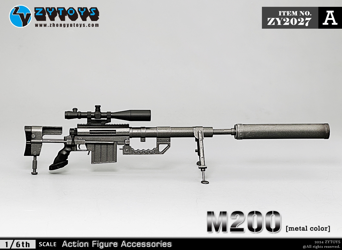 ZYTOYS 1/6 ZY2027 M200狙击枪 模型系列(图7)