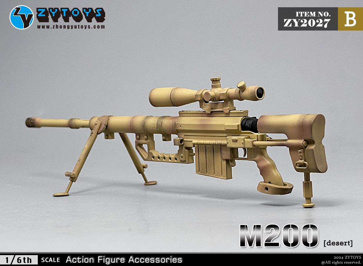 ZYTOYS 1/6 ZY2027 M200狙击枪 模型系列(图10)