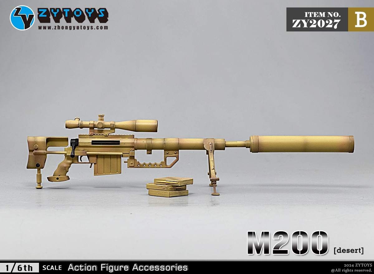 ZYTOYS 1/6 ZY2027 M200狙击枪 模型系列(图11)