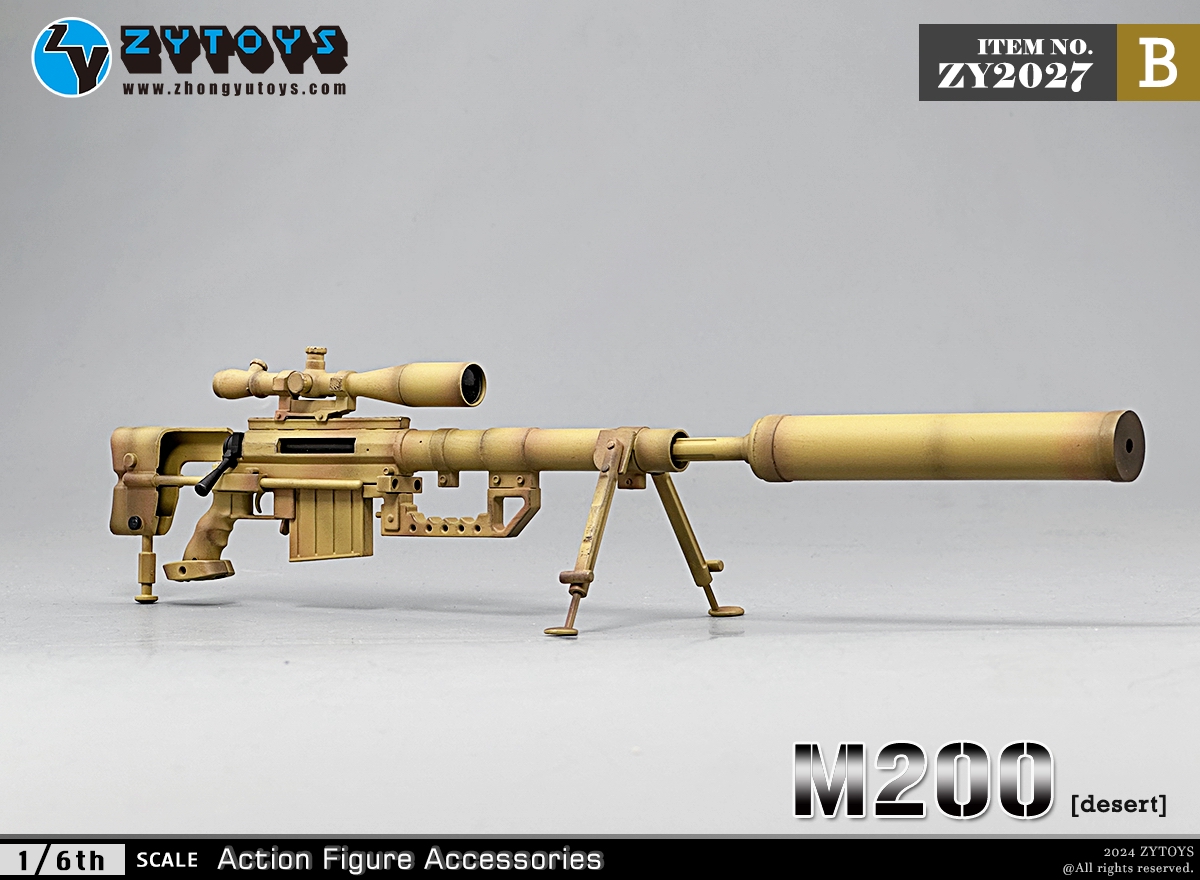 ZYTOYS 1/6 ZY2027 M200狙击枪 模型系列(图13)