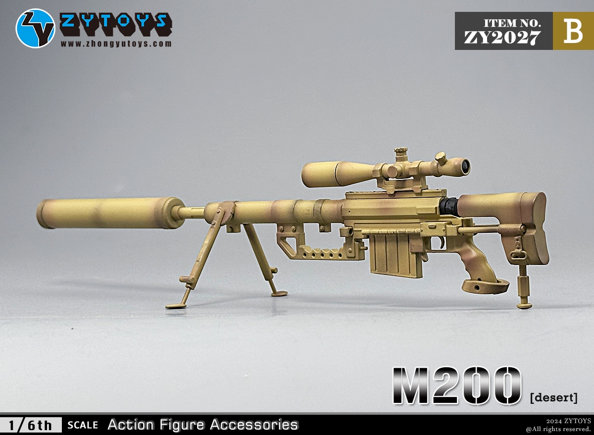 ZYTOYS 1/6 ZY2027 M200狙击枪 模型系列(图12)