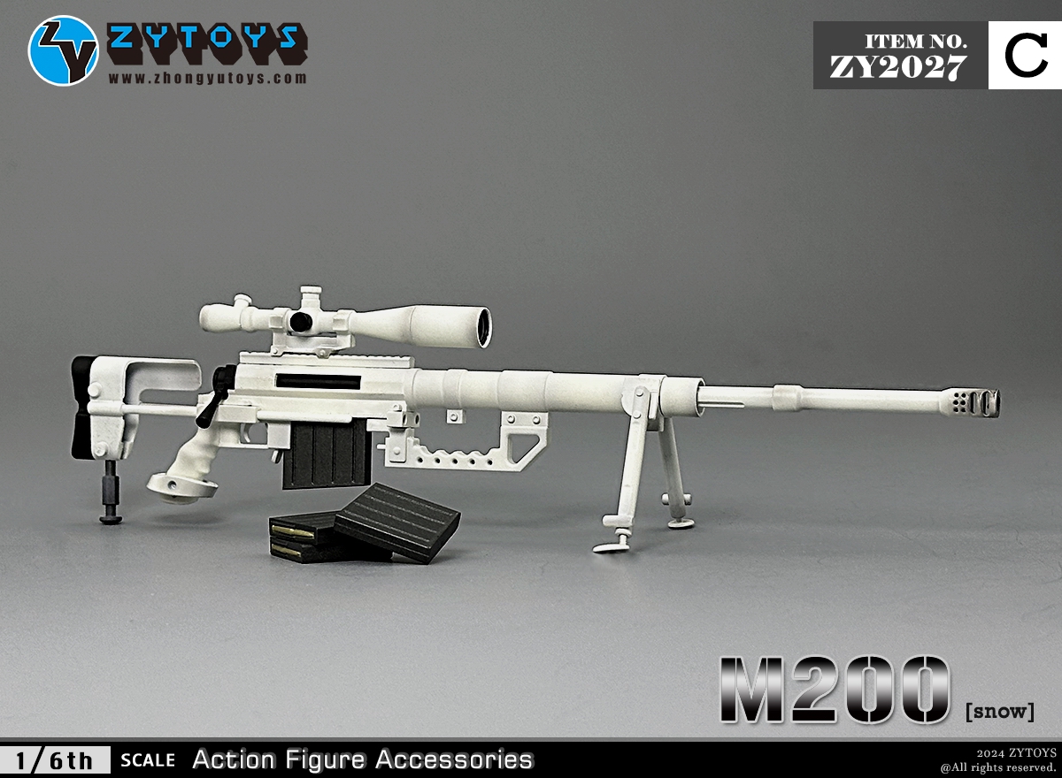 ZYTOYS 1/6 ZY2027 M200狙击枪 模型系列(图17)