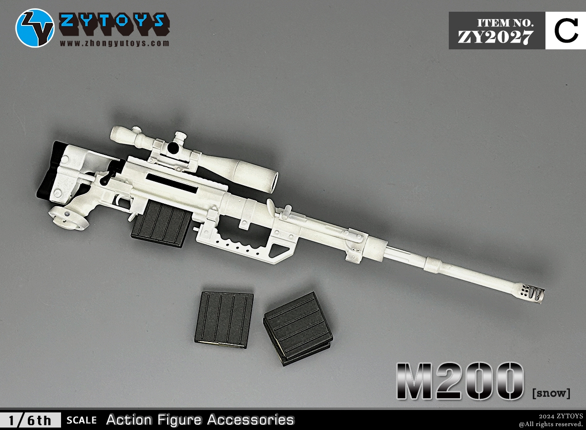 ZYTOYS 1/6 ZY2027 M200狙击枪 模型系列(图16)
