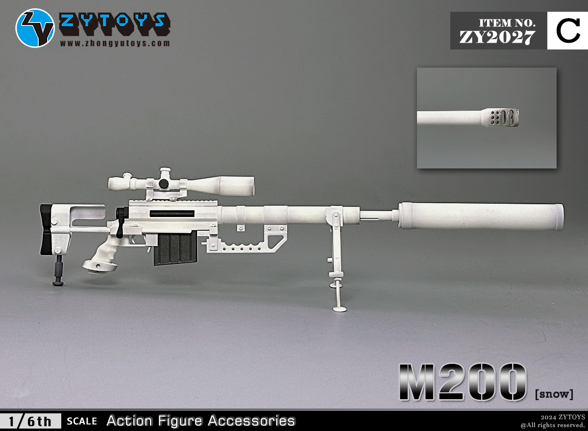 ZYTOYS 1/6 ZY2027 M200狙击枪 模型系列(图20)