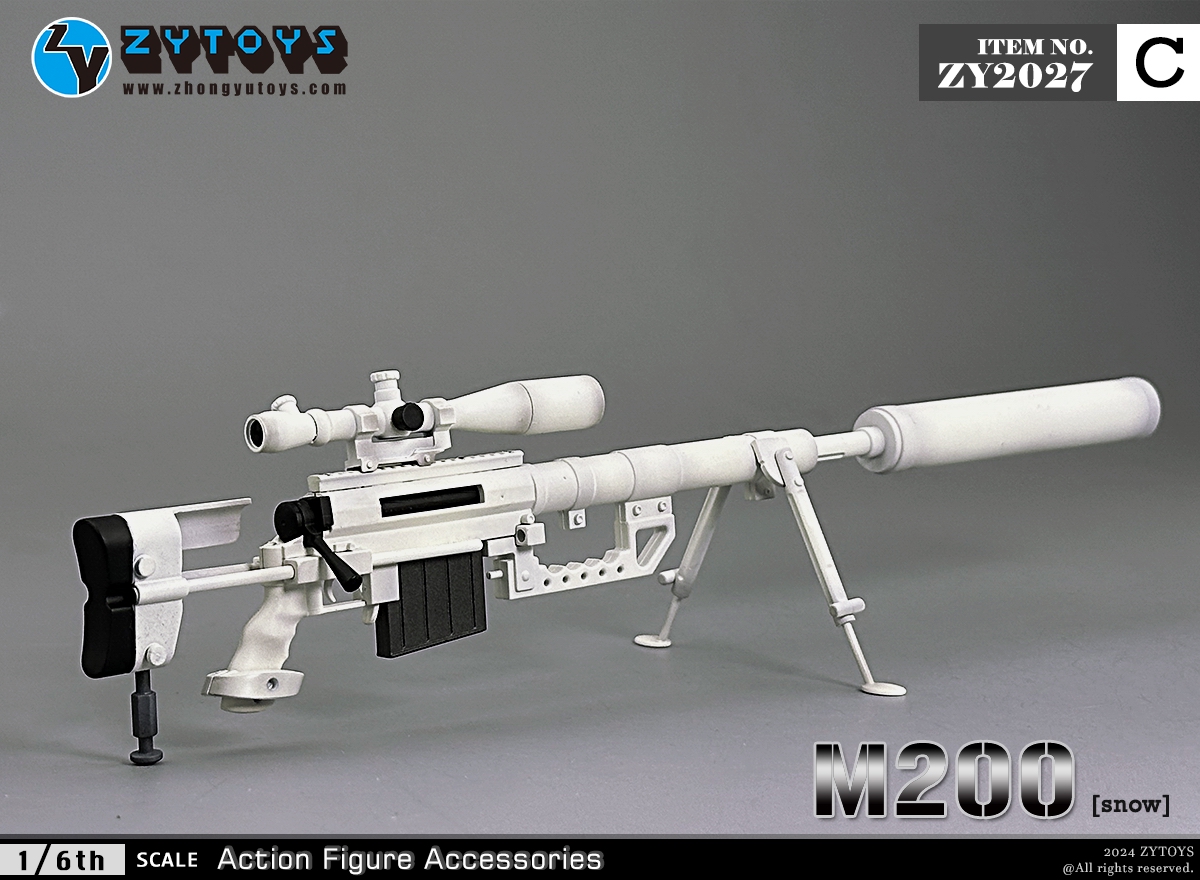 ZYTOYS 1/6 ZY2027 M200狙击枪 模型系列(图21)