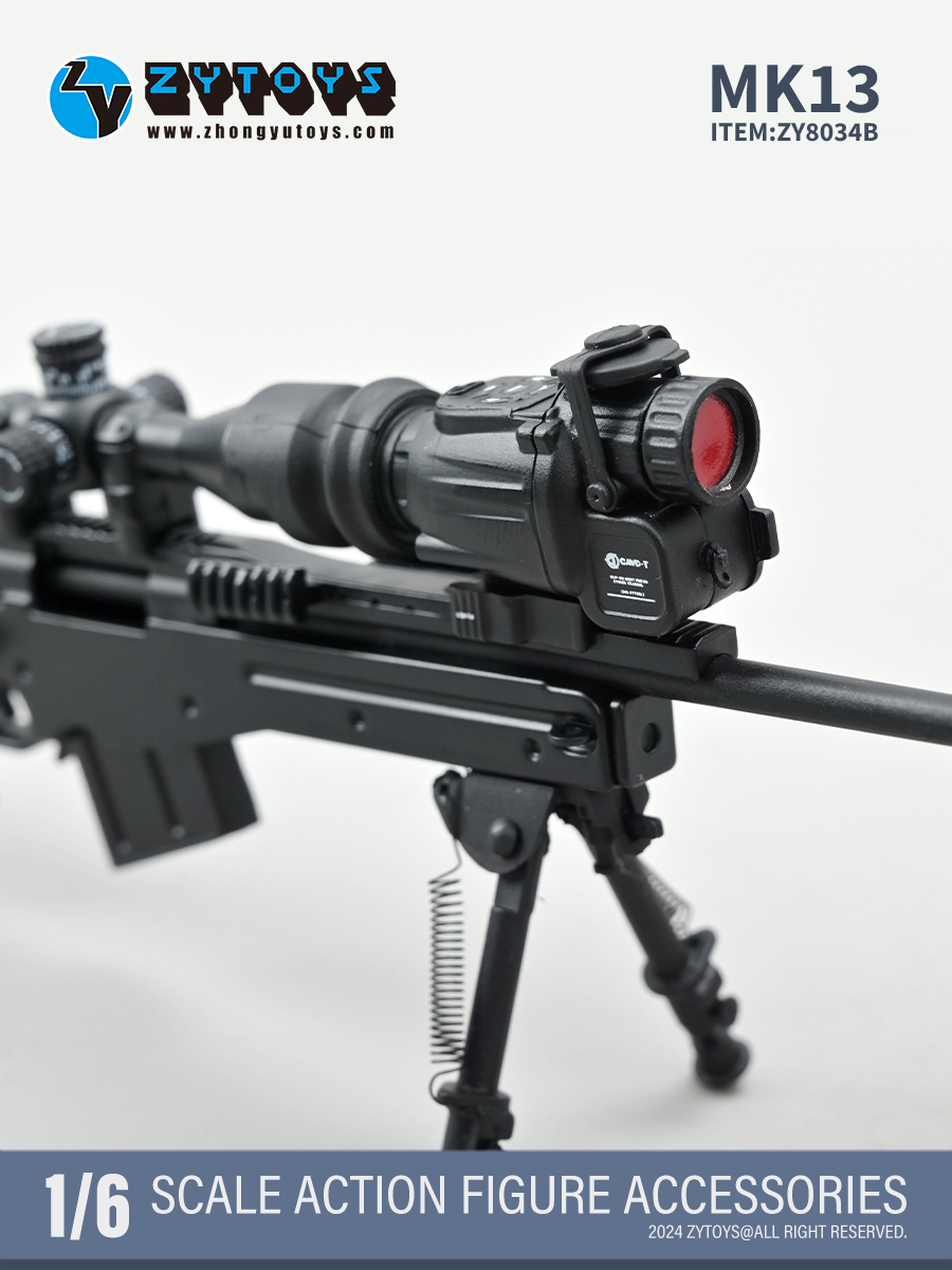 ZYTOYS 1/6 MK13 狙击步枪 模型 ZY8034B(图2)