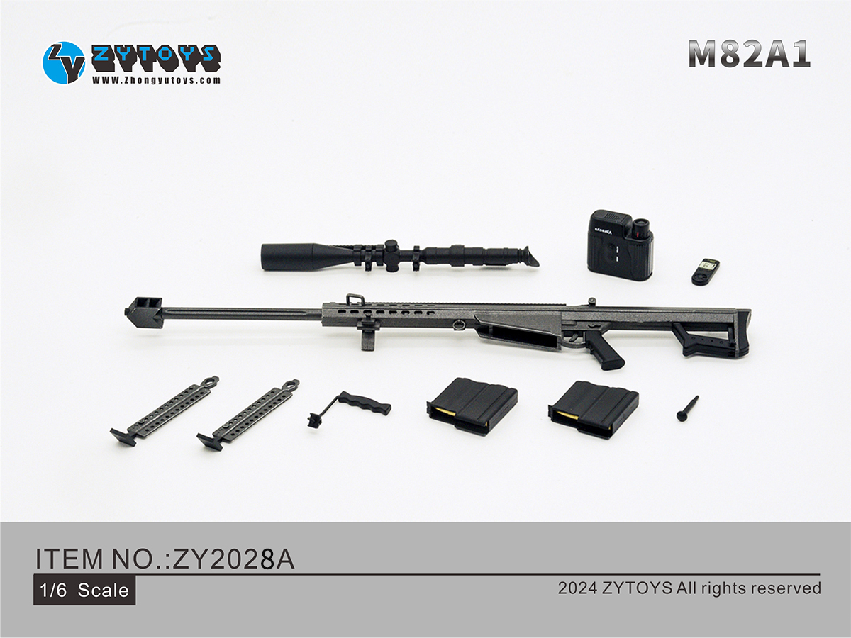 ZYTOYS 1/6 M82A1 巴雷特 狙击枪模型(图6)