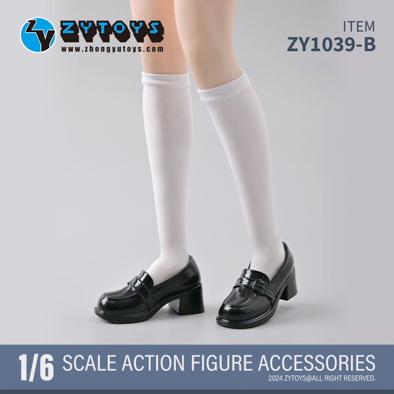 ZYTOYS 1/6 ZY1039 女款袜子 学生袜子(图3)