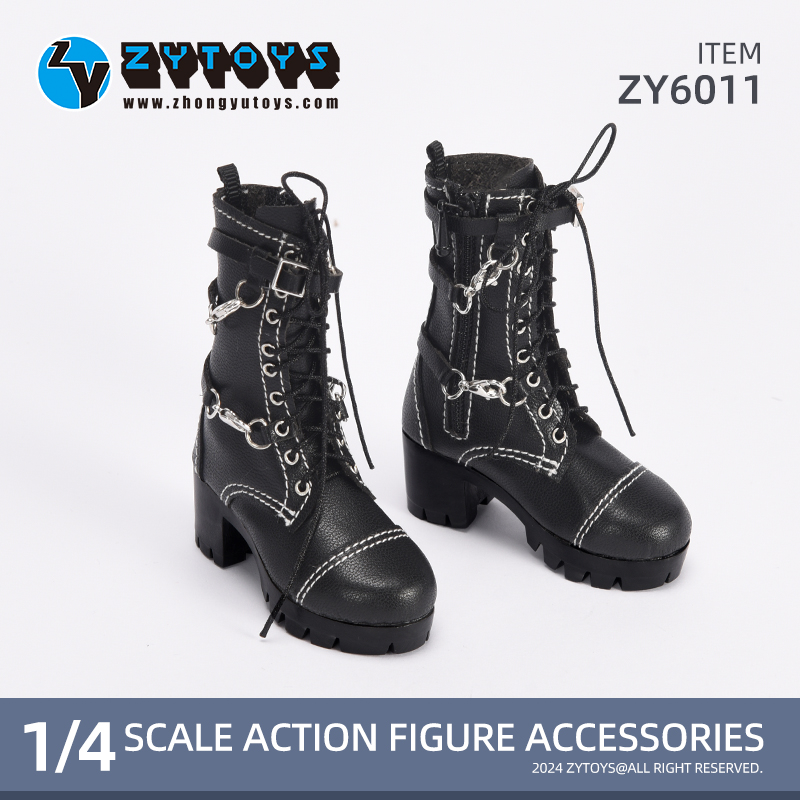 ZYTOYS 4分娃鞋BJD 短筒马丁靴 ZY6011