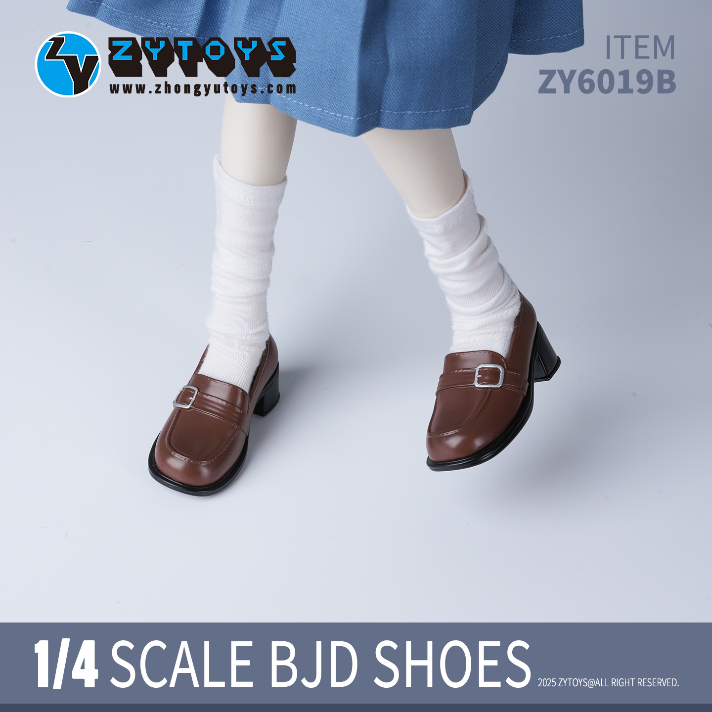 ZY6019 四分BJD乐福鞋制服鞋娃鞋(图4) 04主图_上脚B.jpg