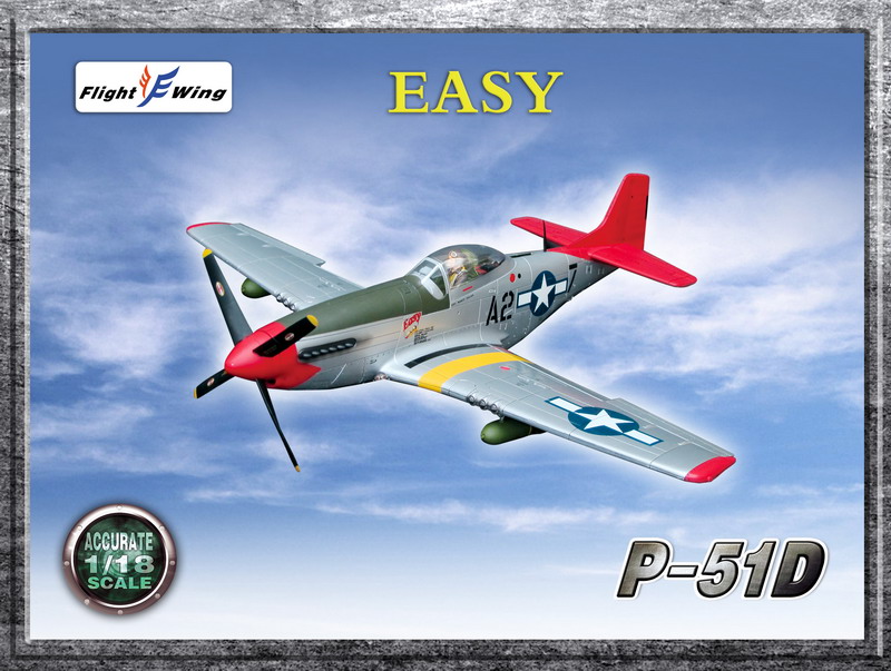 Flight Wing 1/18 P51D P51 战斗机飞机模型(2个颜色)(图9)
