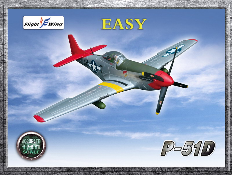 Flight Wing 1/18 P51D P51 战斗机飞机模型(2个颜色)(图14)