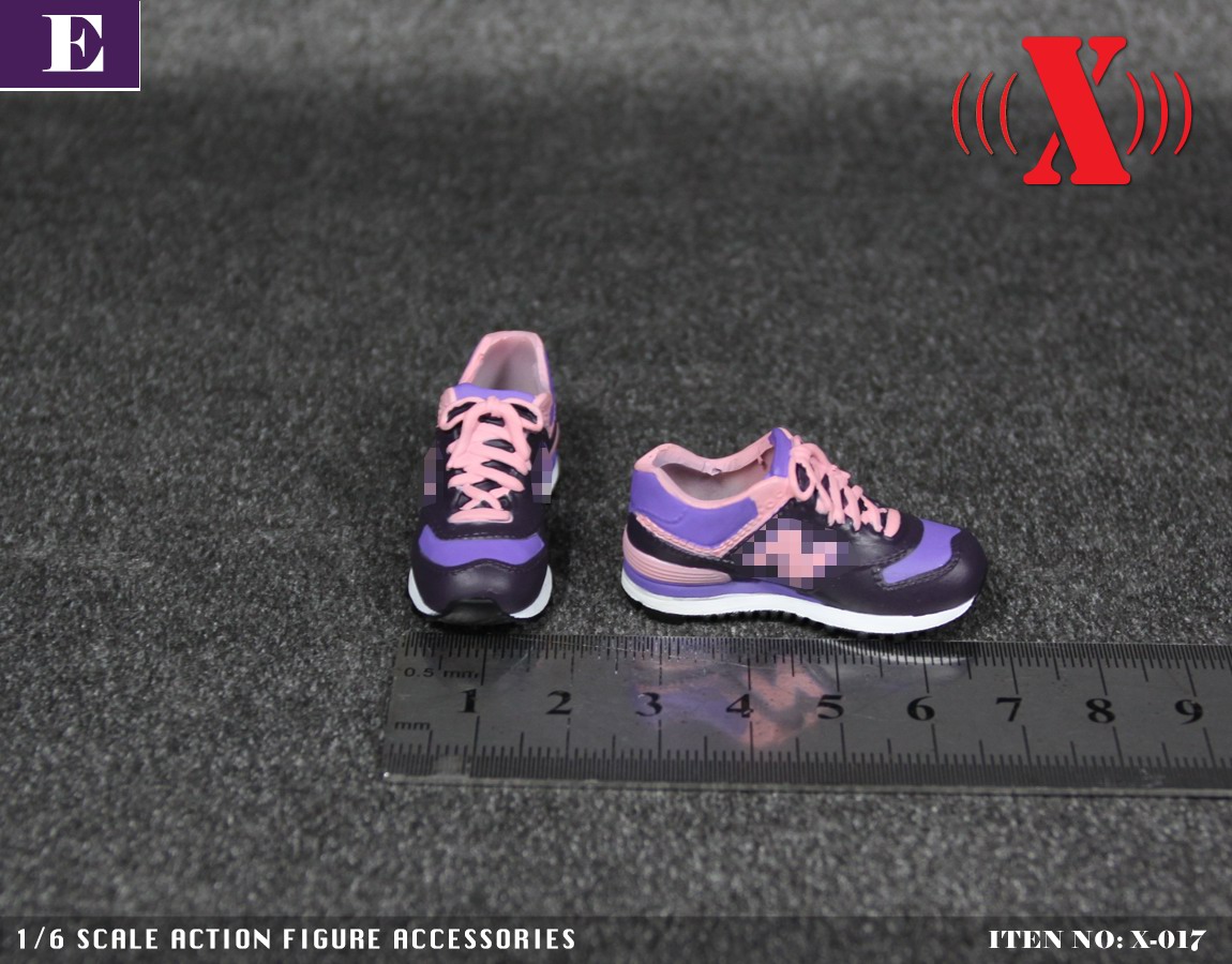 1/6 女装运动鞋 X-017 多色可选 空心鞋(图2)