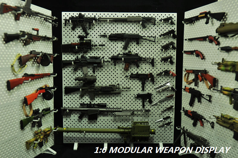  CZ TOYS 1/6 武器展示架 塑料模型(图1)