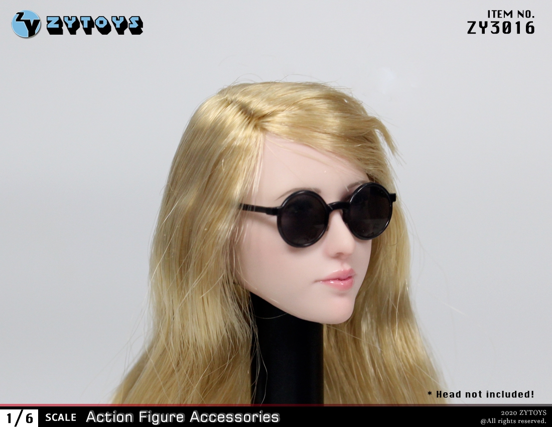 ZY3016--新款 女装 1/6 眼镜模型(3款）(图1)