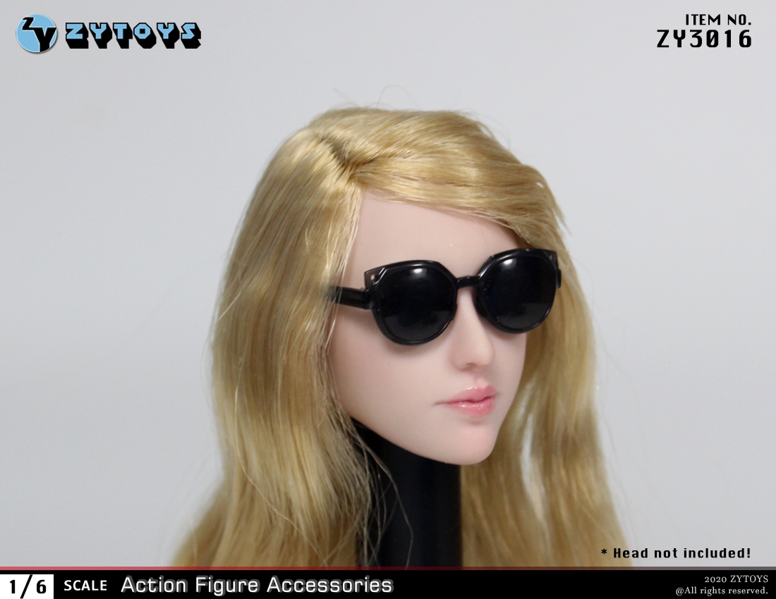ZY3016--新款 女装 1/6 眼镜模型(3款）(图3)