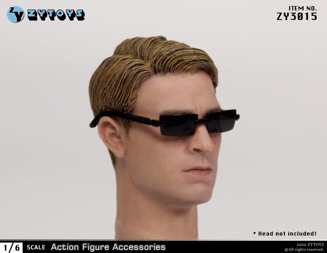 ZY3015--新款 男装 1/6 眼镜模型（3款）(图2)